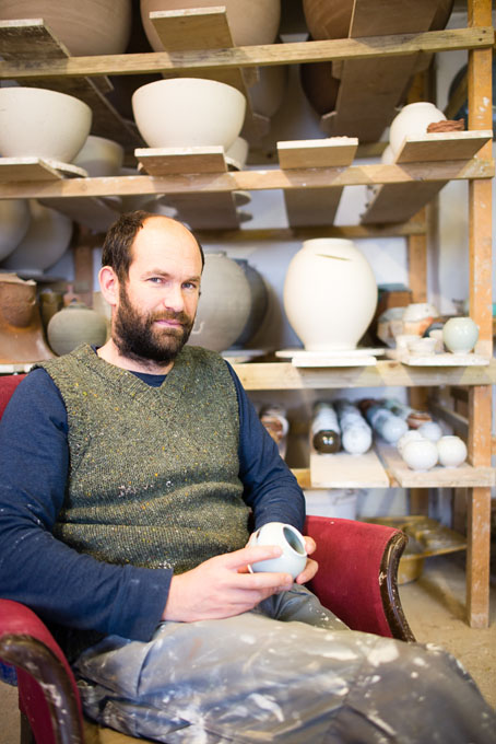 Adam Buick in his studio 2016